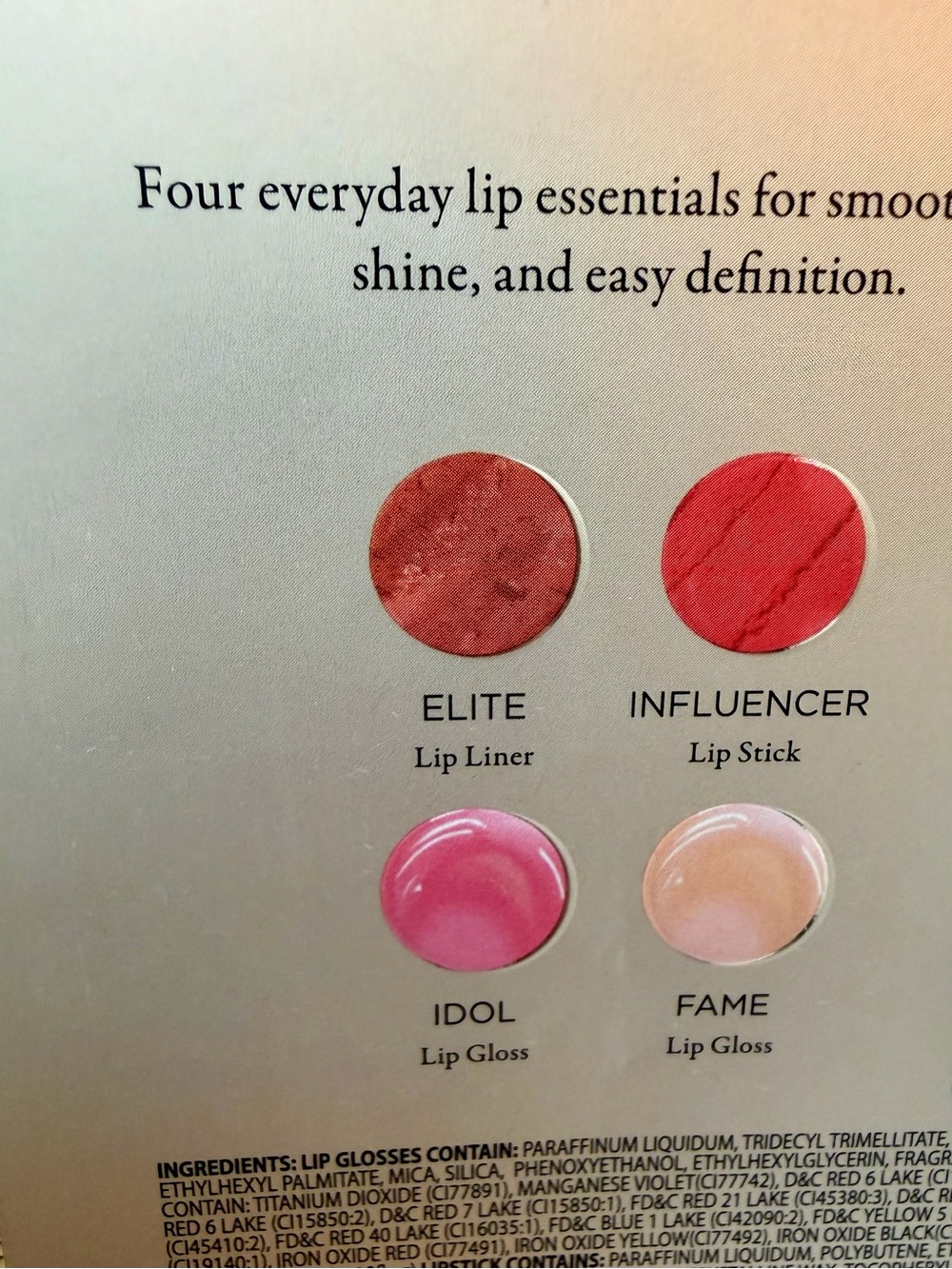 Vince Camuto The 4PC Everyday Lip Edit - Picture 2 of 2
